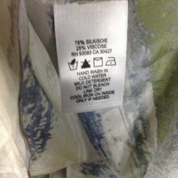 Nic + Zoe Striped Open Shoulder Sheer Blouse - Picture 5 of 5